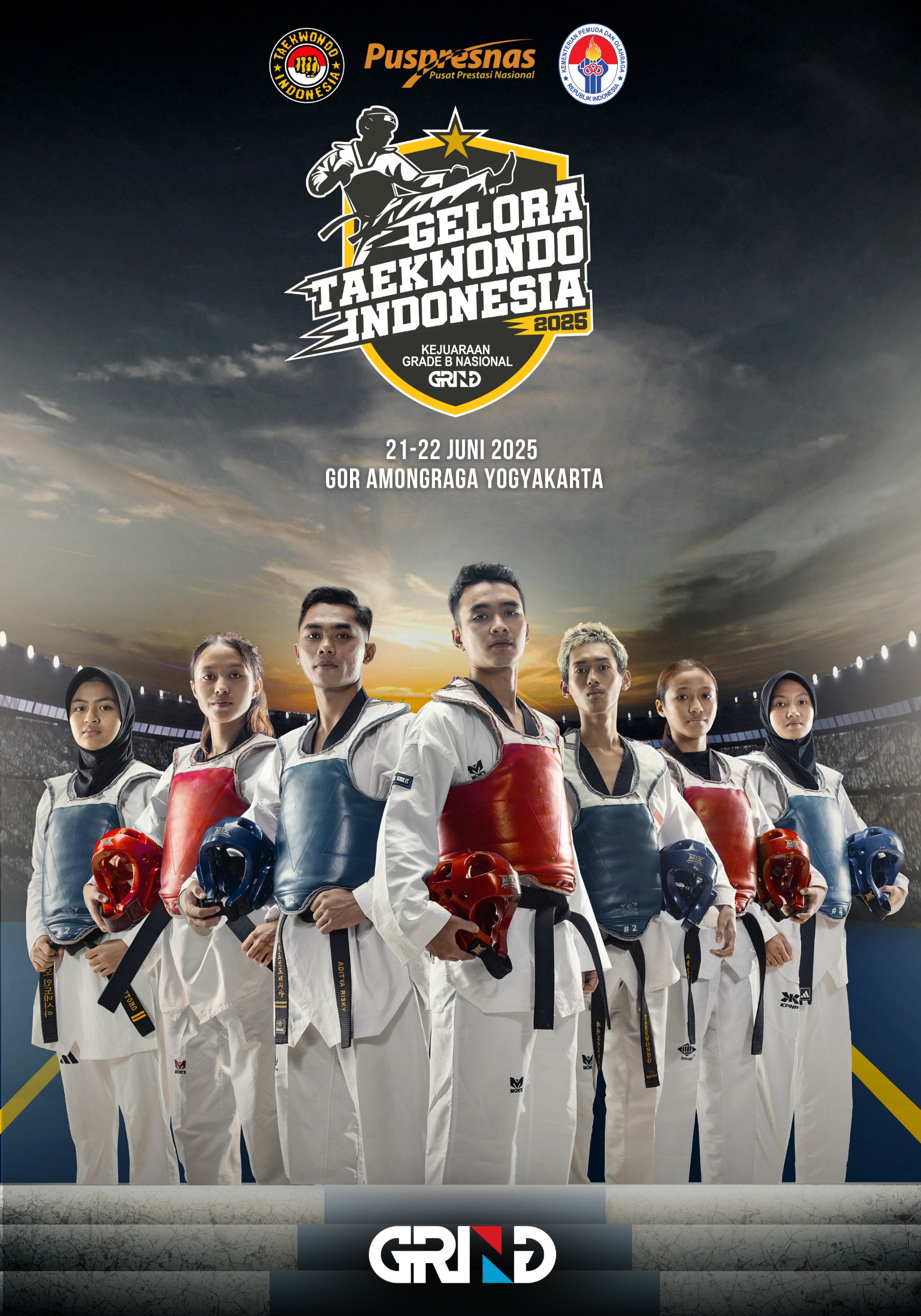 Panggung Juara Taekwondo Indonesia Taekwondo Indonesia Dojang layarterkembangkaranganyar